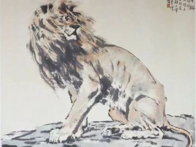徐悲鴻《負(fù)傷之獅》背后的故事