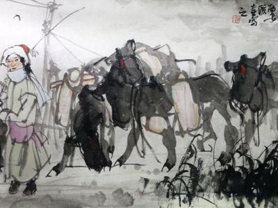 線舞立象 墨韻生情——《西部成功書畫家》刊載當(dāng)代畫家陳聯(lián)喜先生作品賞析