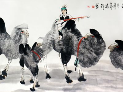 墨韻駝情 大漠頌歌——甘肅著名畫家楊志印先生作品（《西部成功書畫家》刊載）賞讀
